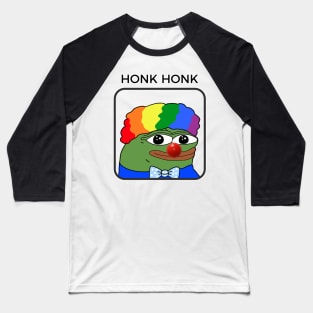 Honk Honk Pepe - Living in a clown world Baseball T-Shirt